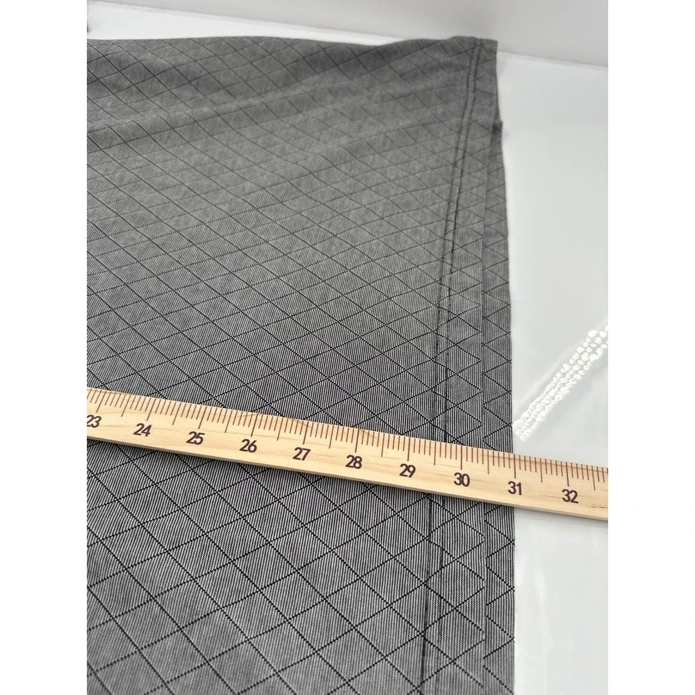 Jos. A. Bank Leadbetter Golf‎ Polo Shirt Mens XL Grey Black Diamond Lattice Knit